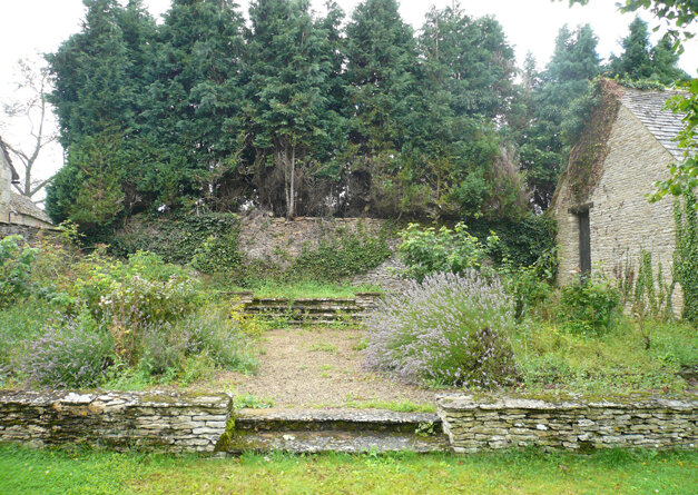 Harewood Barn: the site at brief stage
