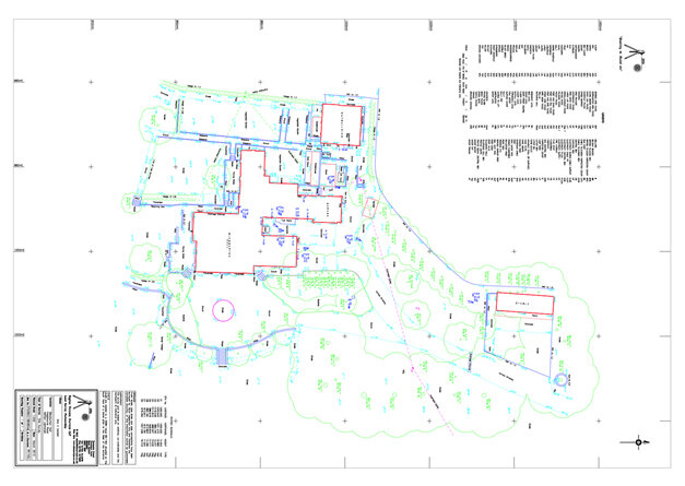 Blewburton Hall: topographical survey
