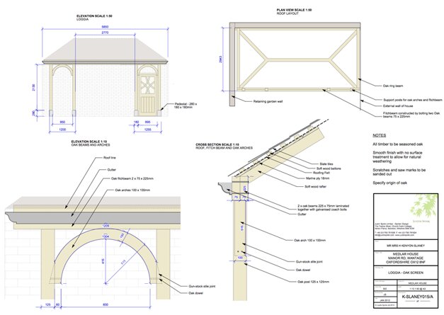 Medlar House: detailed structure drawings
