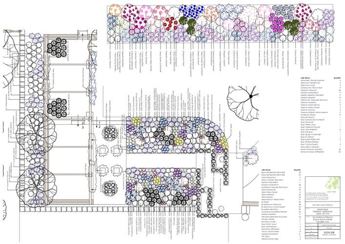South Farm: planting plan